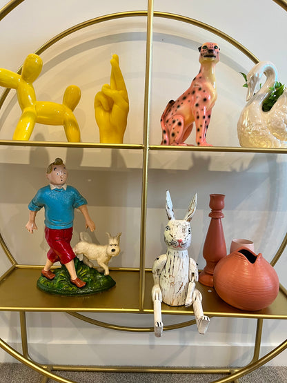Gorgeous Gold Shelving Unit