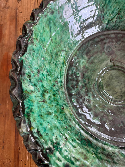 Moroccan Pedestal Zigzag Bowl