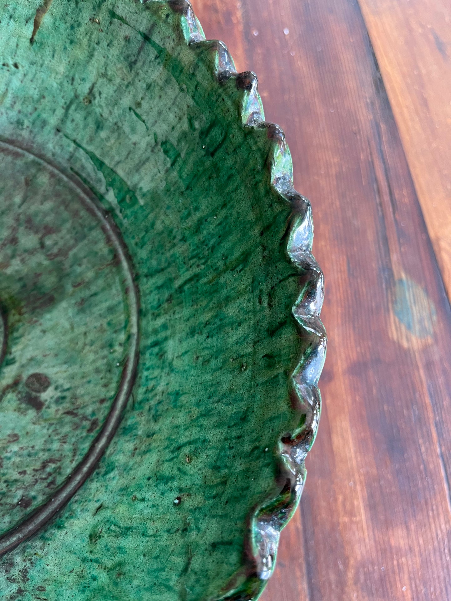 Moroccan Pedestal Zigzag Bowl