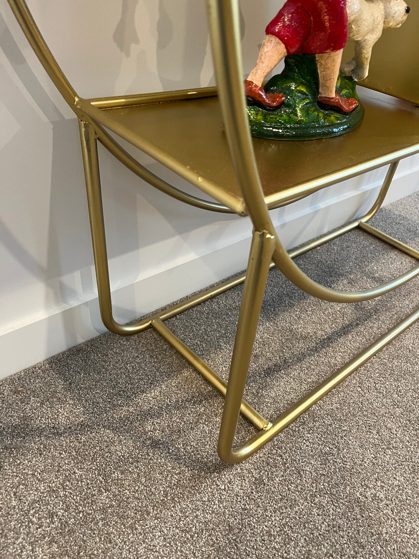 Gorgeous Gold Shelving Unit