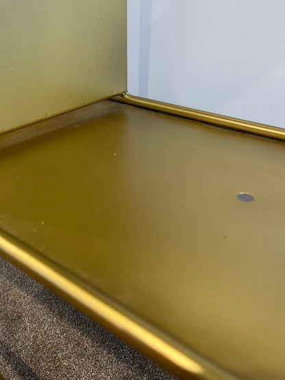 Gorgeous Gold Shelving Unit