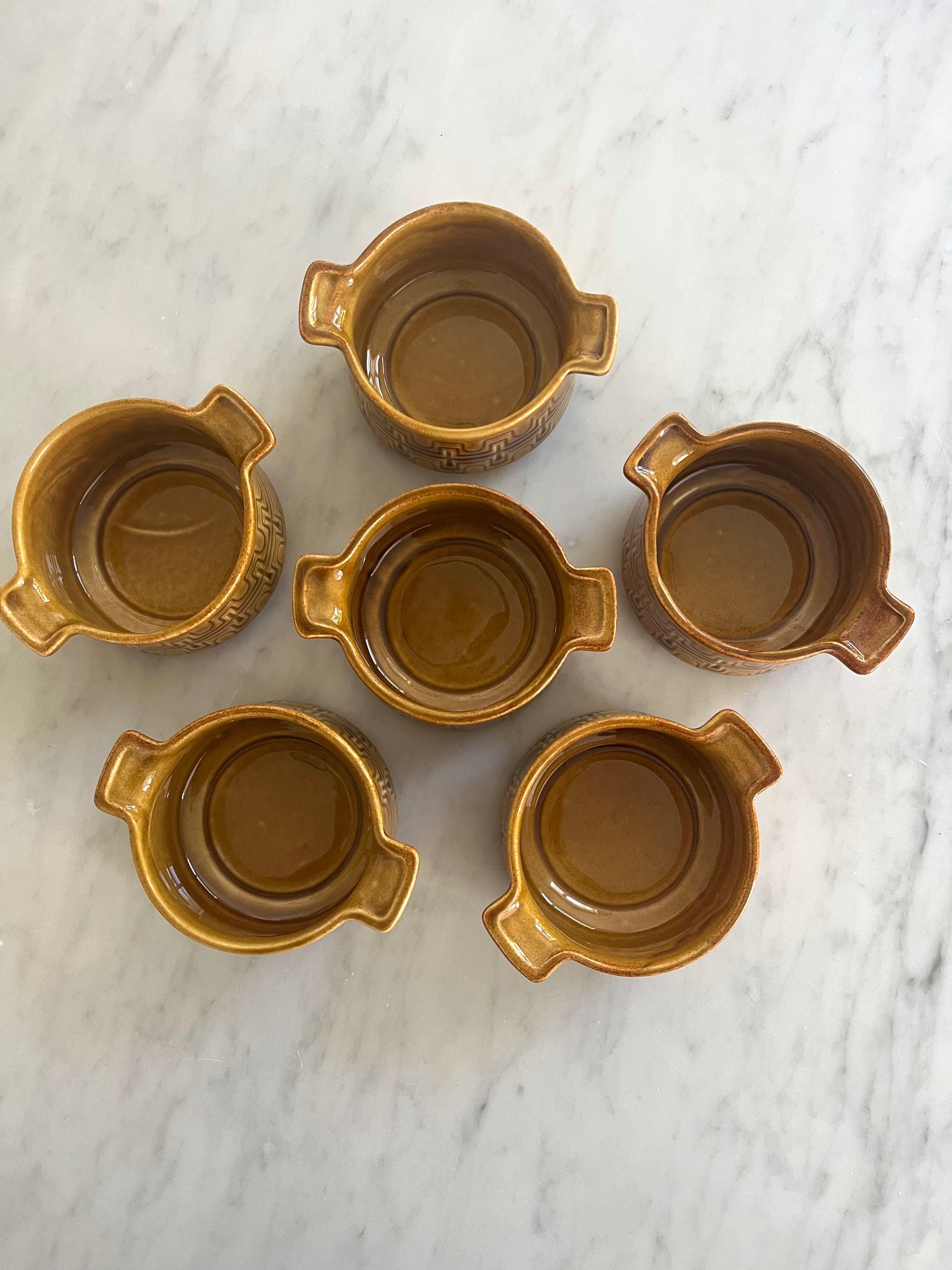 Set of 6 x Crown Lynn Bowls