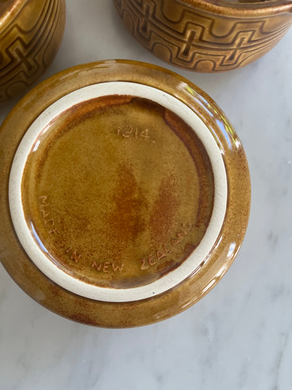 Set of 6 x Crown Lynn Bowls