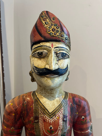 Statue of 1920's Indian Tribesman