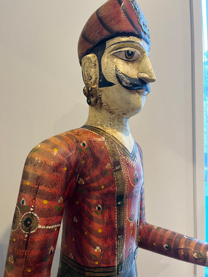 Statue of 1920's Indian Tribesman