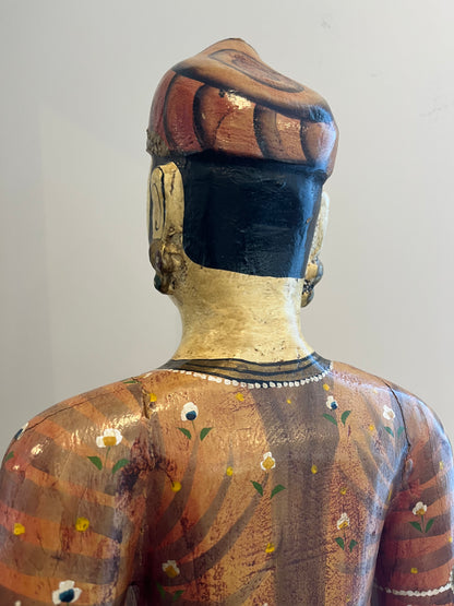 Statue of 1920's Indian Tribesman