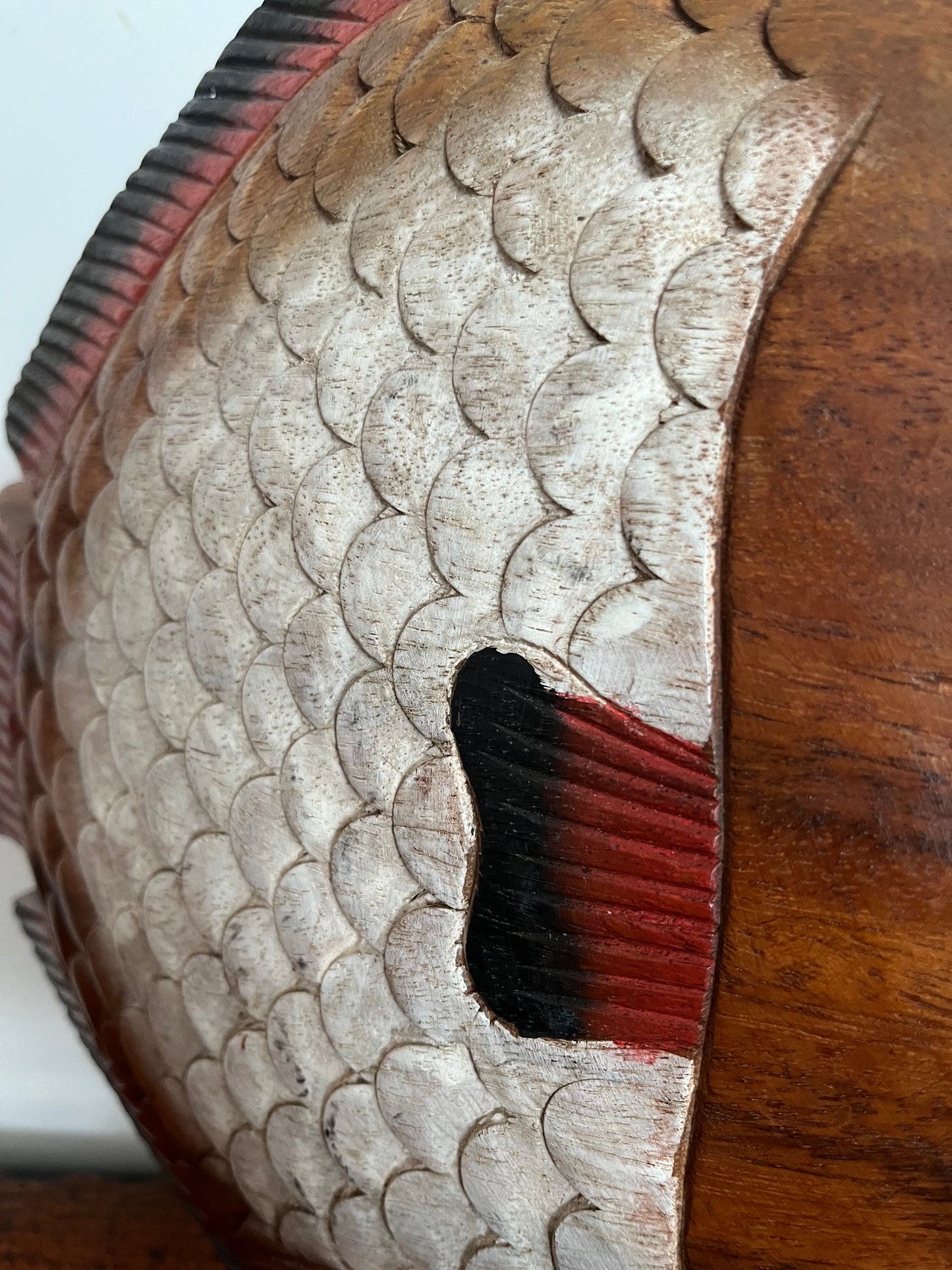 Funky Wooden Fish Ornament
