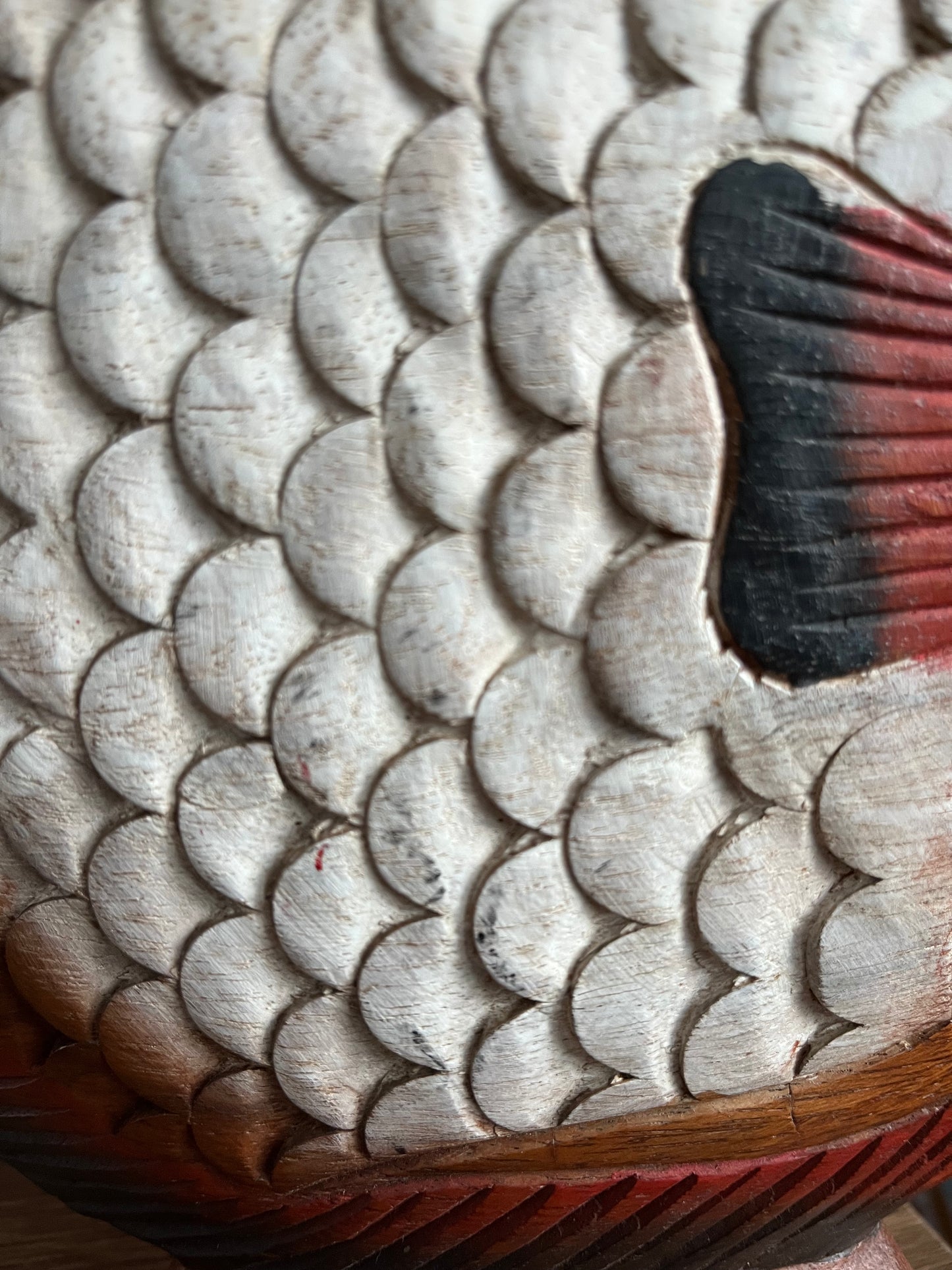 Funky Wooden Fish Ornament