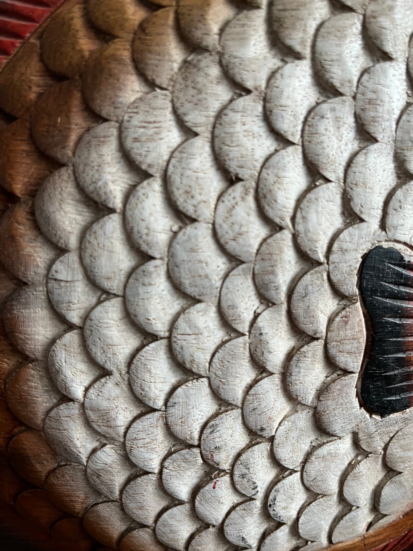 Funky Wooden Fish Ornament
