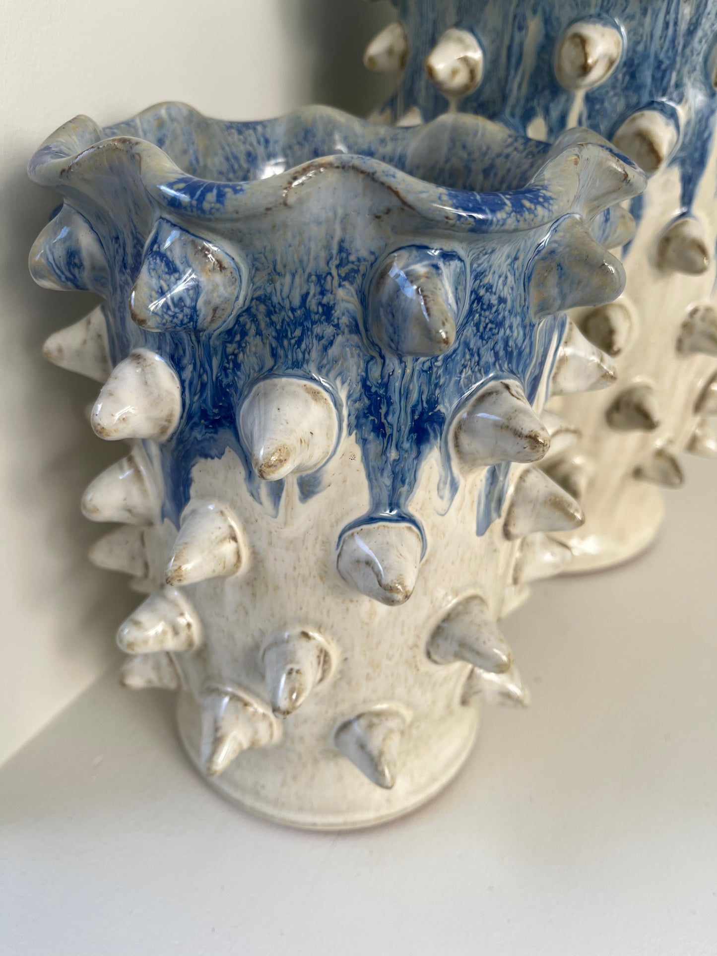 Beautiful Pair of Terracotta Vases
