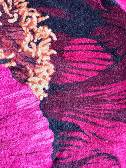 Stunning Victoria Jane Sherpa Peony Tiger Blanket