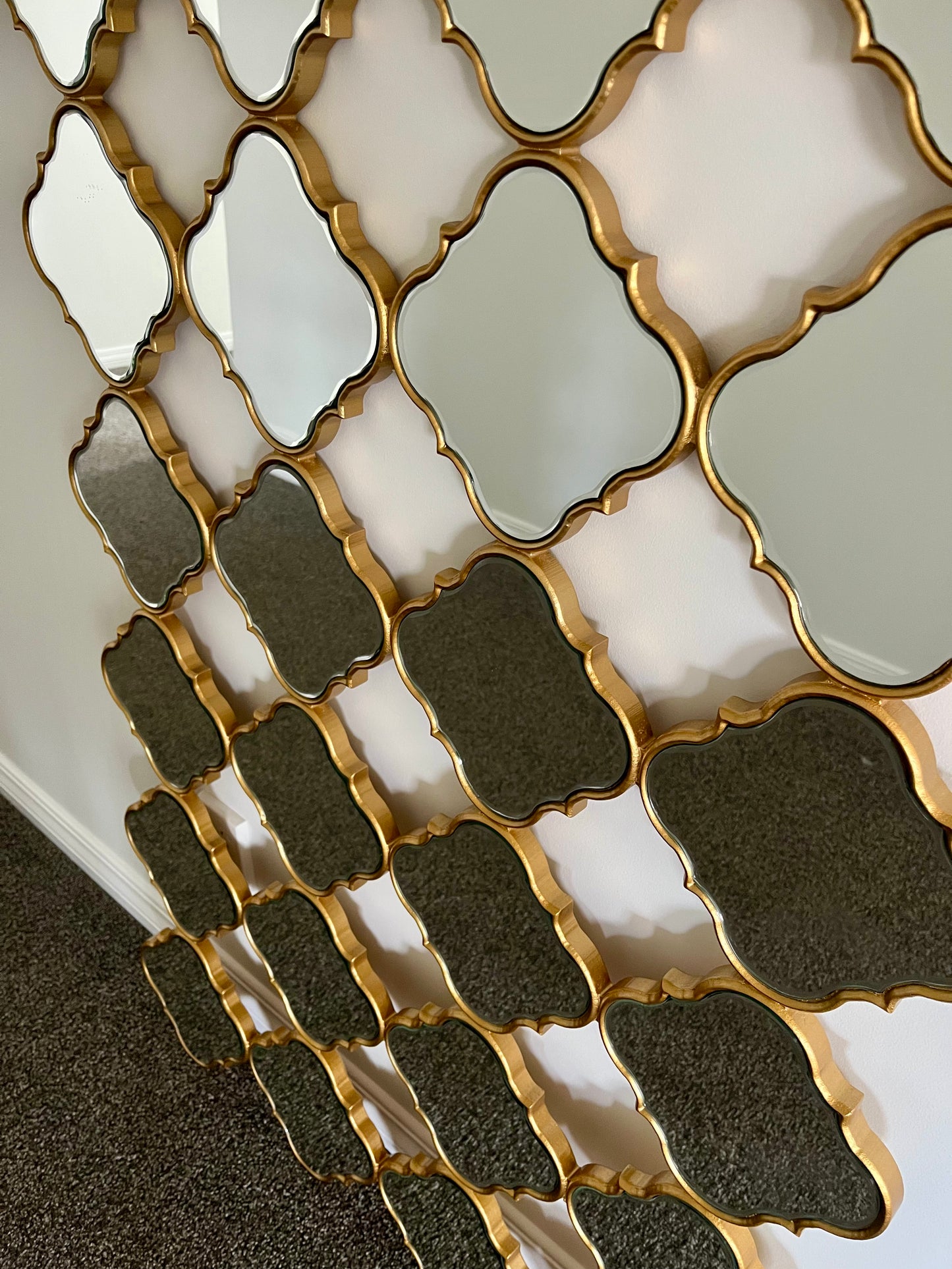 Beautiful Moroccan Gold Mirror