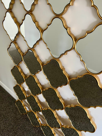 Beautiful Moroccan Gold Mirror