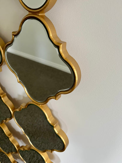 Beautiful Moroccan Gold Mirror