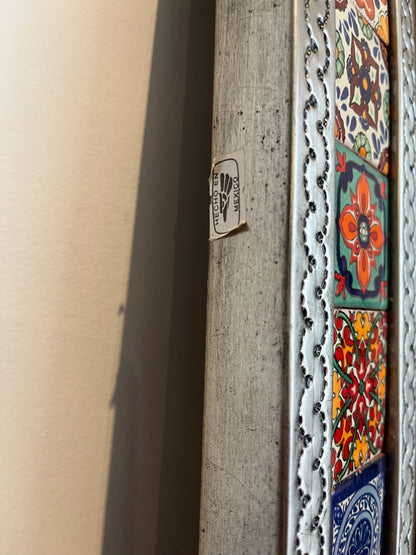 Beautiful Mexican Tin Mirror
