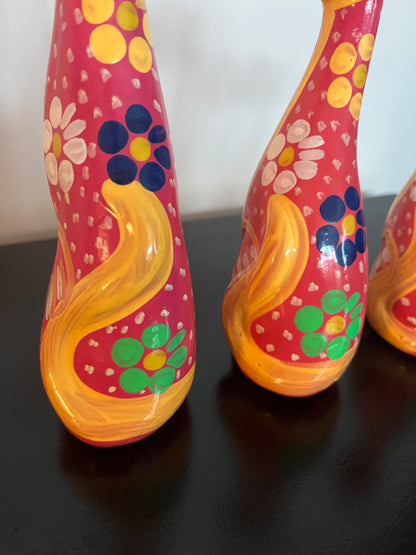 Mexican Hand Painted Cats
