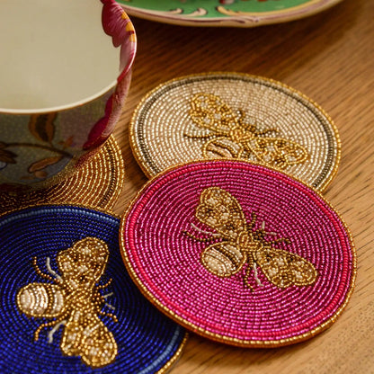Bee Coasters Set of 4