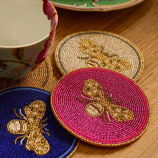 Bee Coasters Set of 4