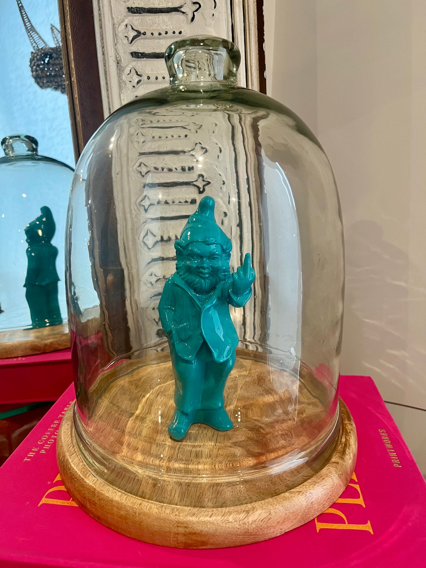 Naughty Gnome in a Dome
