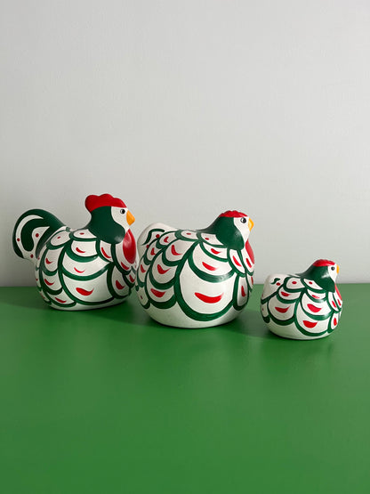 Family Set of Happy Hens
