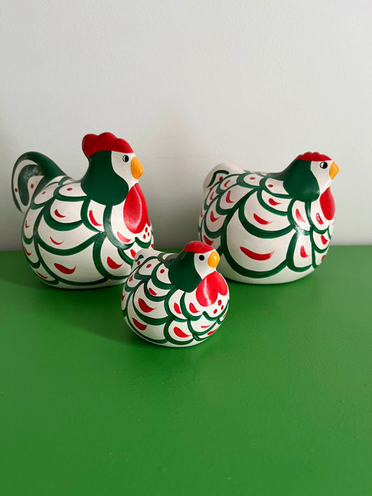 Family Set of Happy Hens
