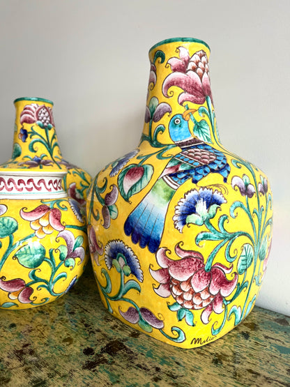 Stunning Trio of Vases