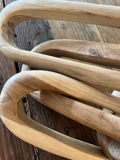 Wood Chain Link Decor