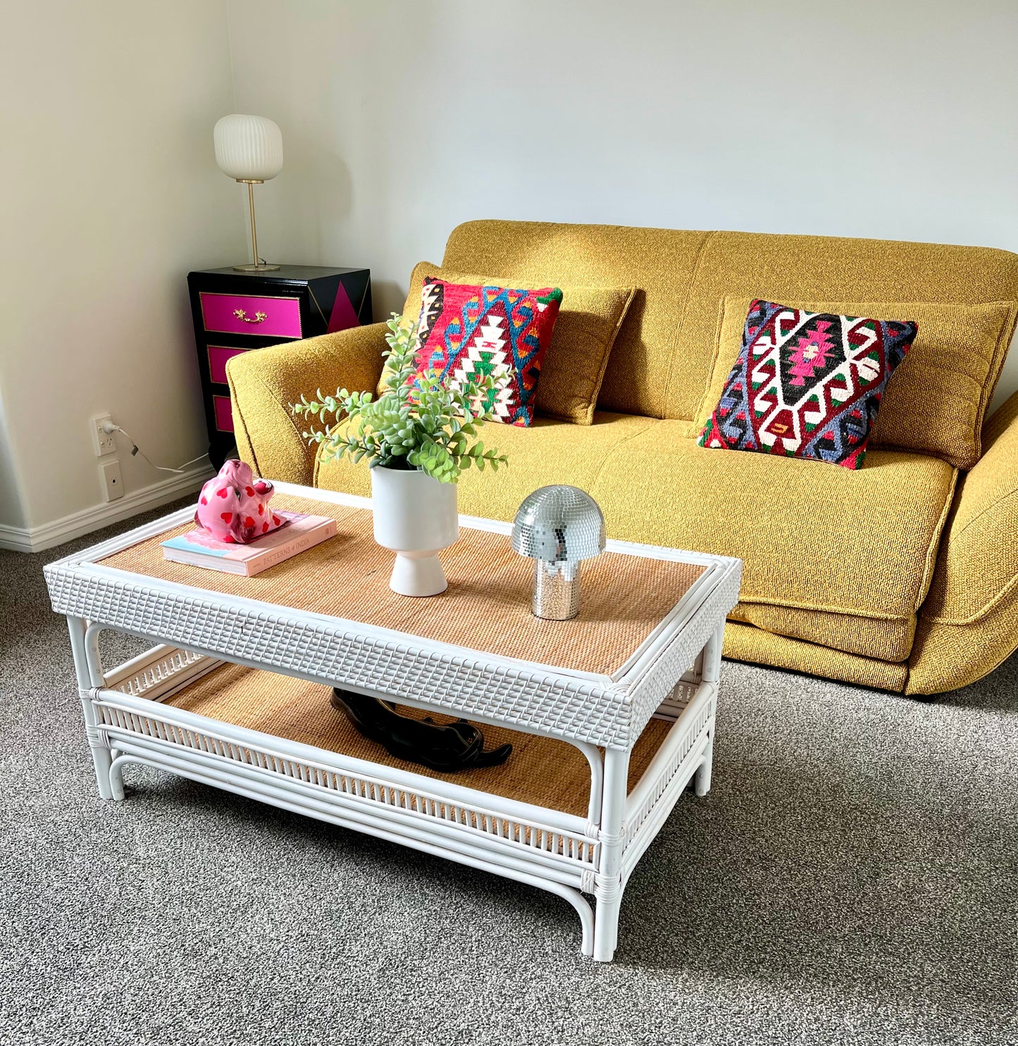 Cane Coffee Table