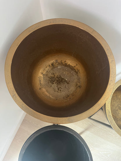 Stunning Trio of Standing Planters
