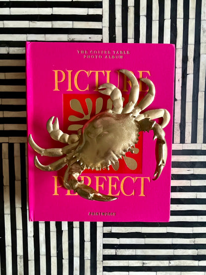 Gorgeous Gold Crab Decor