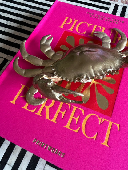 Gorgeous Gold Crab Decor