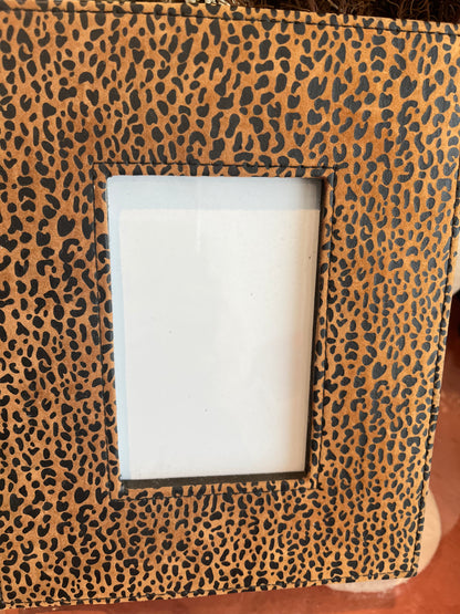 Funky Leopard Print Picture Frame