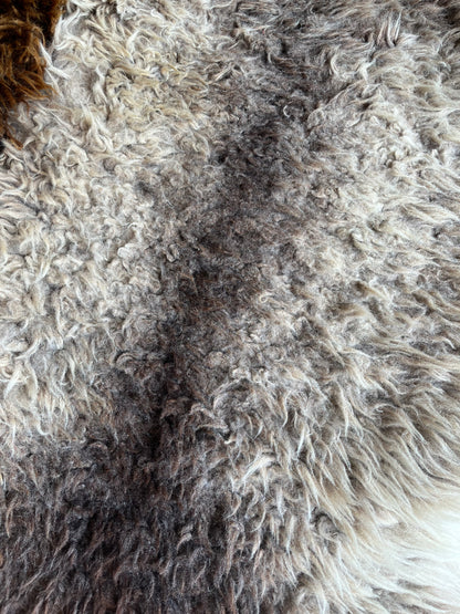 Brown and Beautiful Sheepskin Rug