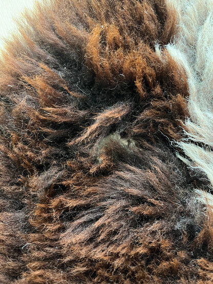 Brown and Beautiful Sheepskin Rug