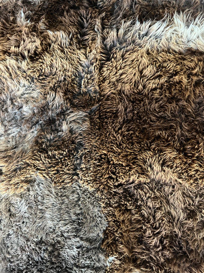 Brown and Beautiful Sheepskin Rug