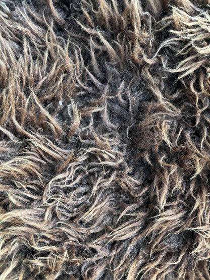 Brown and Beautiful Sheepskin Rug