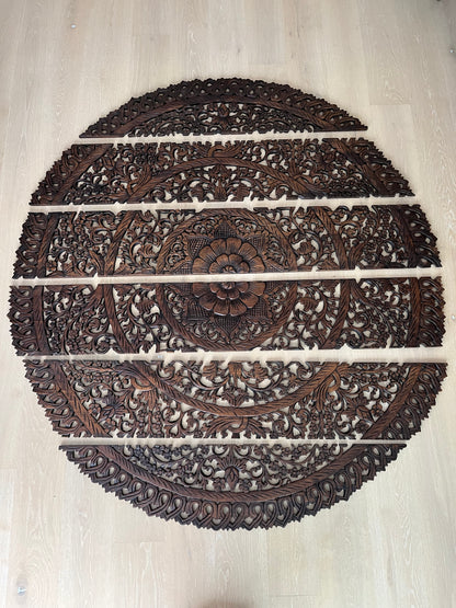 Beautiful Large Carved Wooden Wall Decor