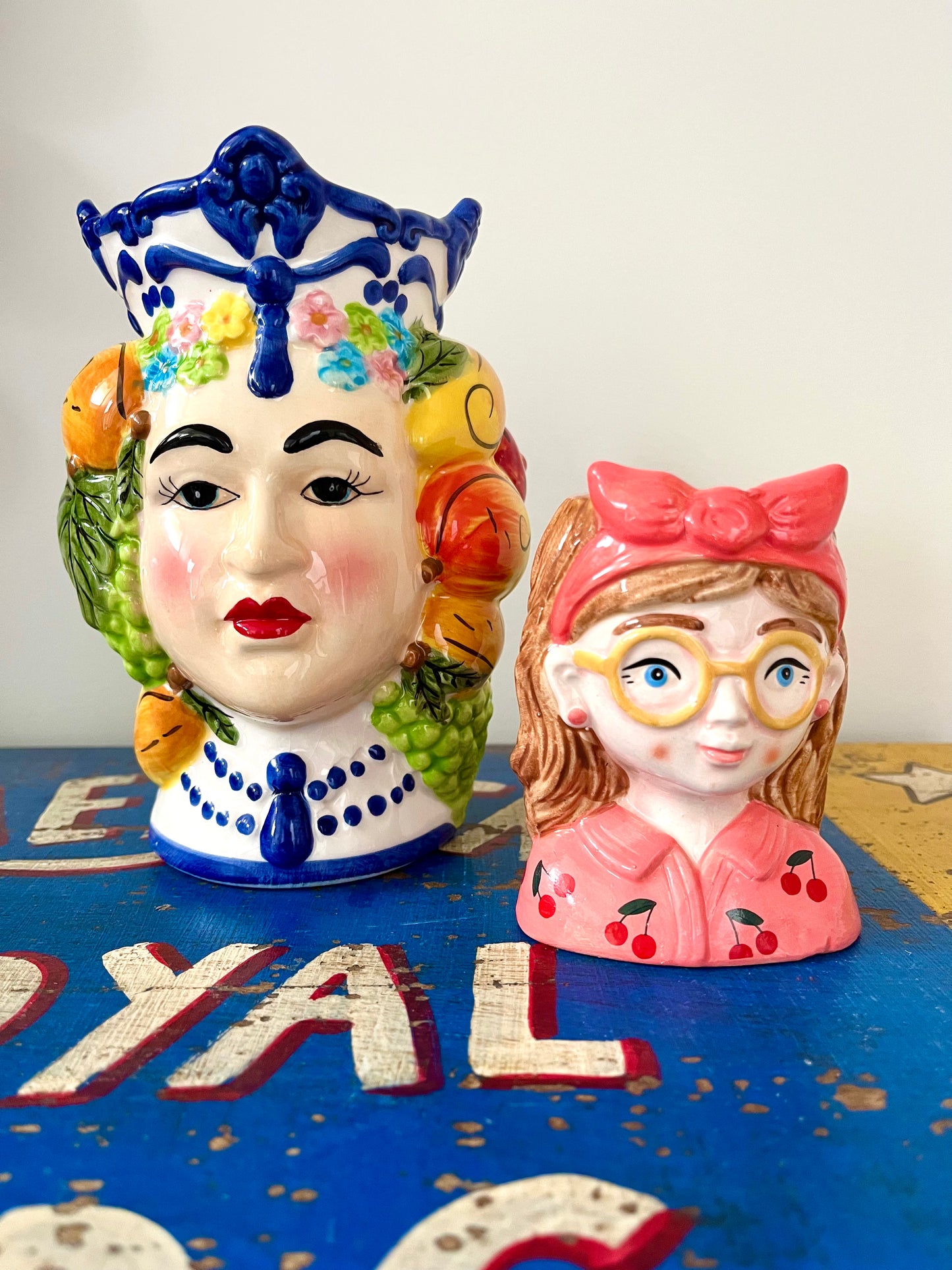Pair of Whimsical Vases