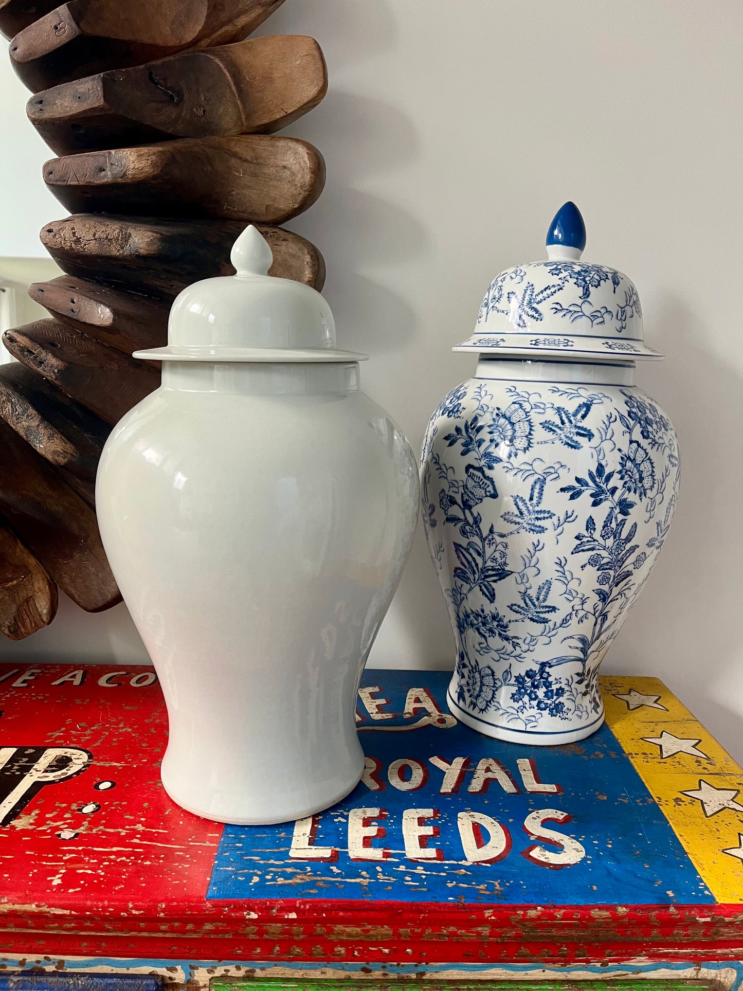 Lovely Pair of Ginger Jars