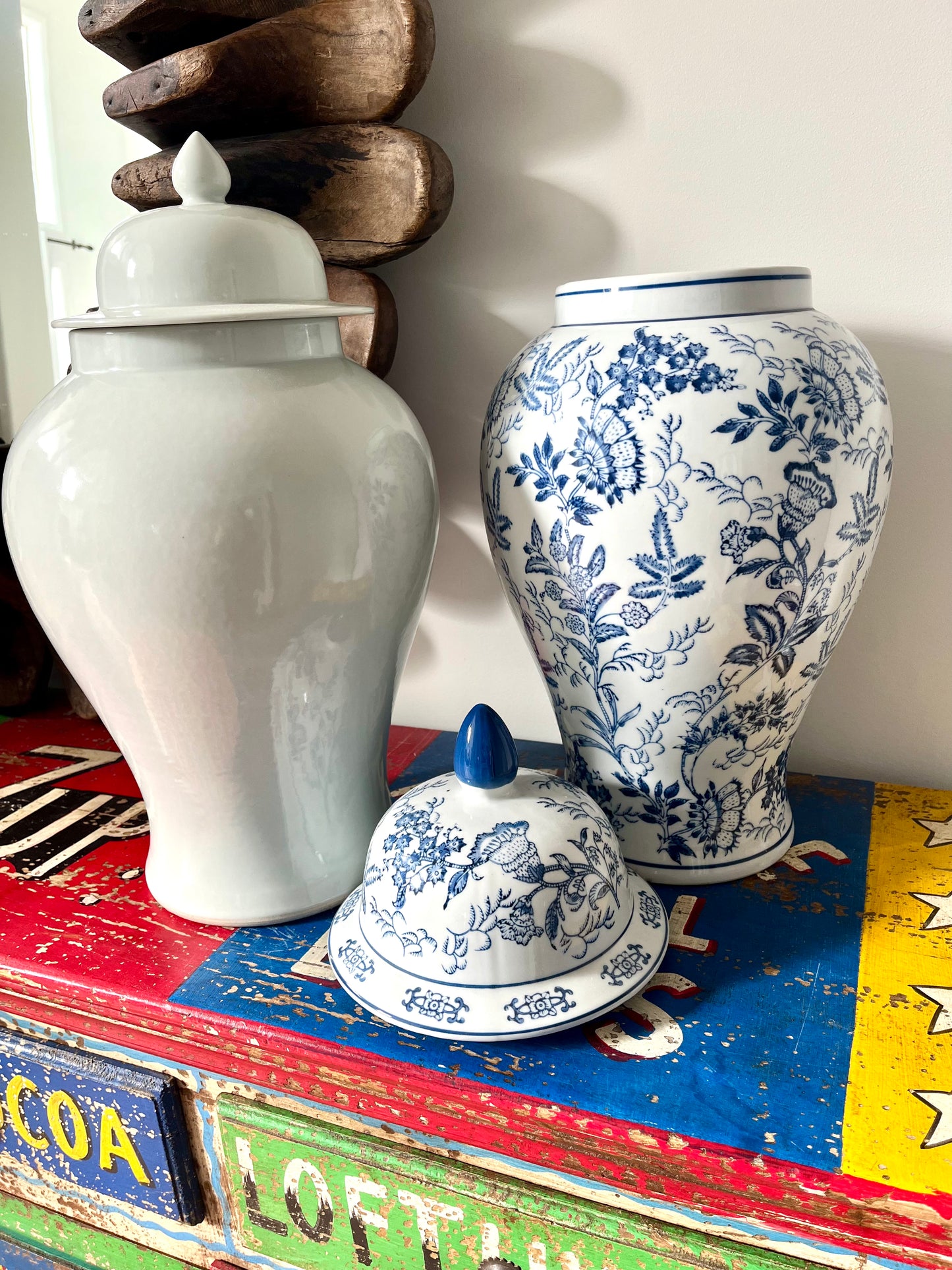 Lovely Pair of Ginger Jars