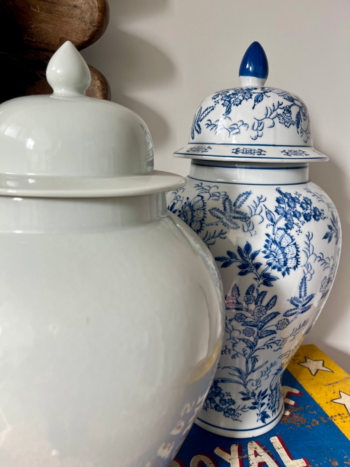 Lovely Pair of Ginger Jars