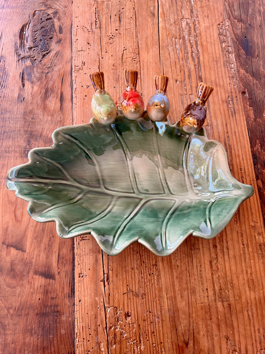 Gorgeous Ceramic Leaf Platter