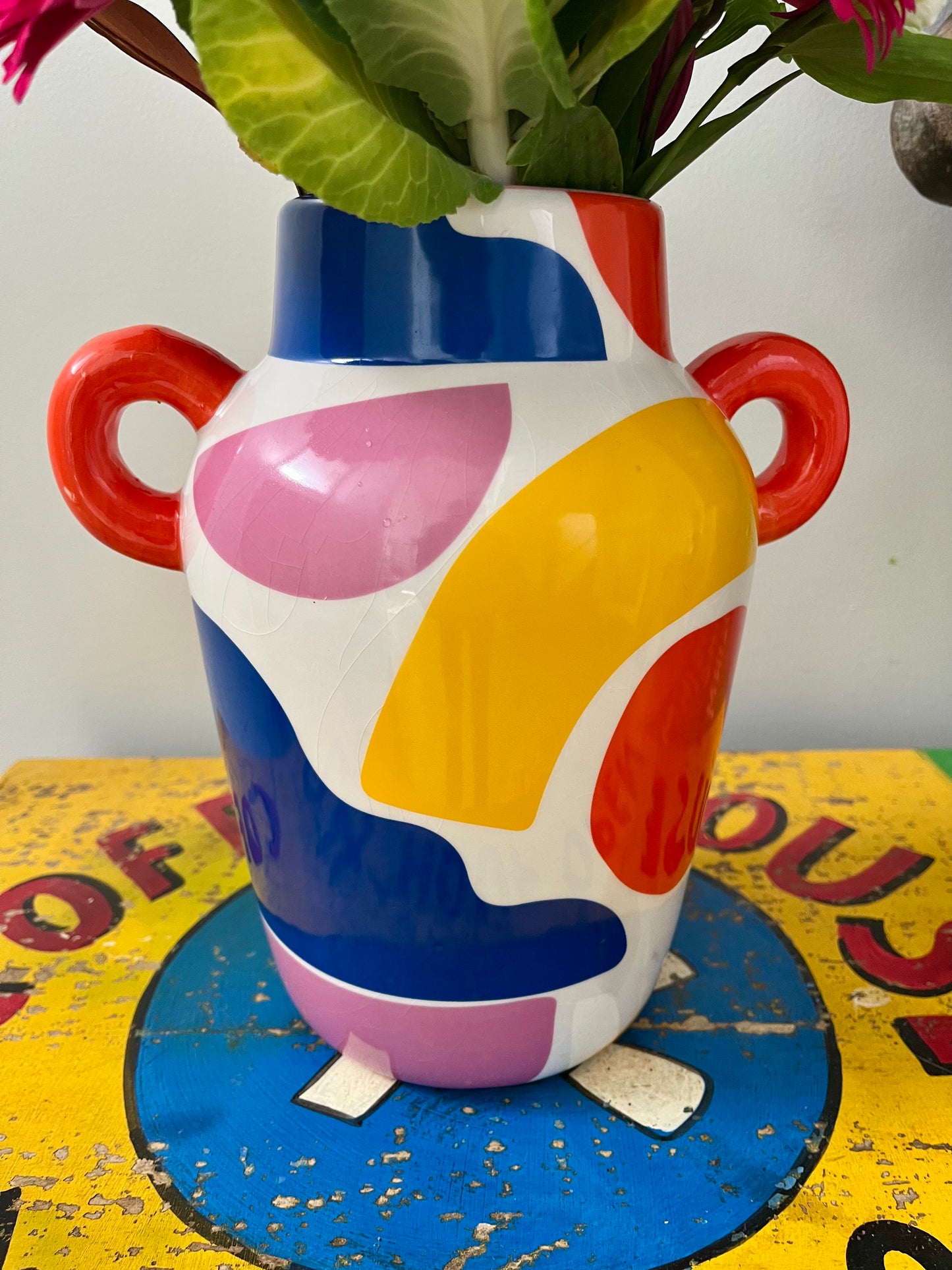 Vibrant Ceramic Vase