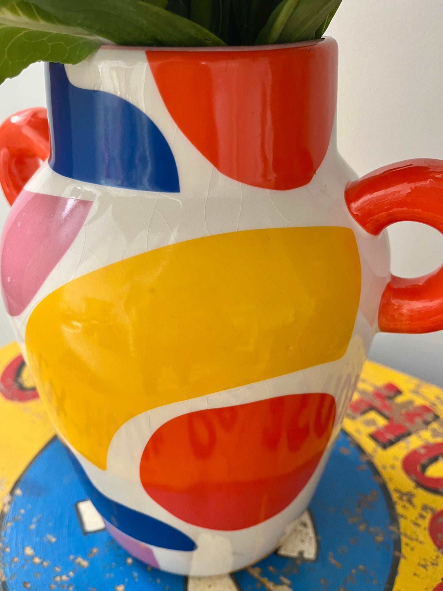 Vibrant Ceramic Vase