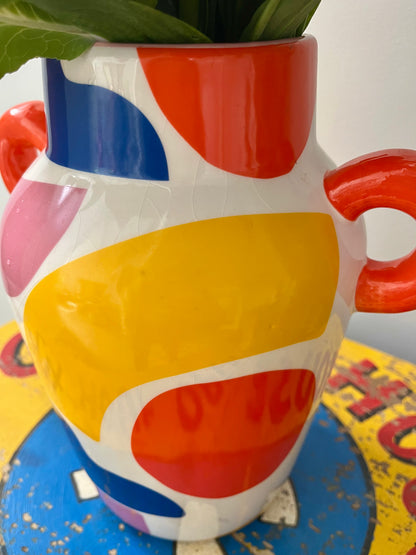 Vibrant Ceramic Vase