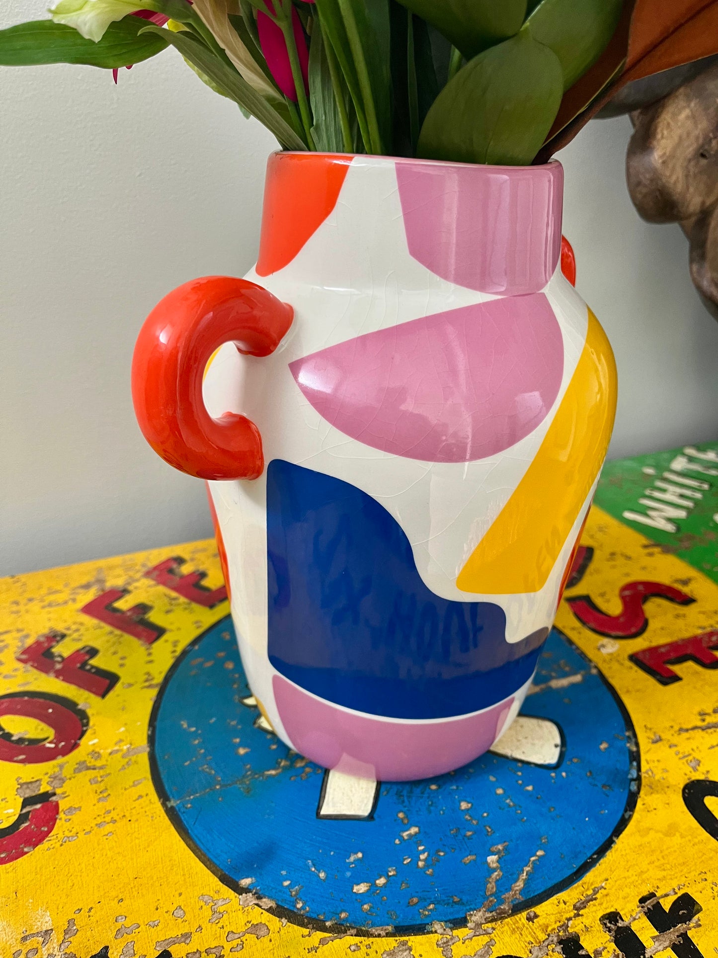 Vibrant Ceramic Vase