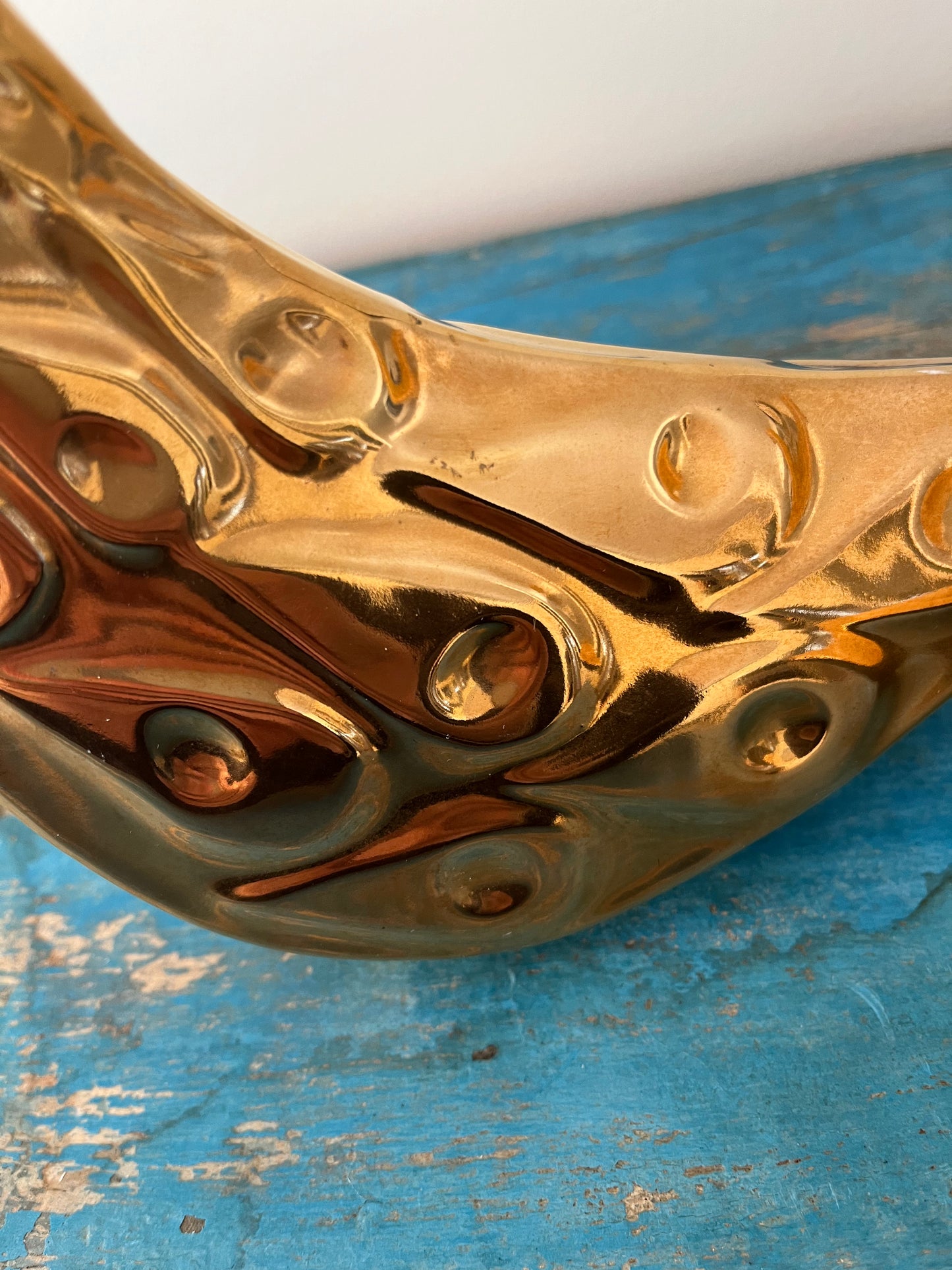 Pair of Gold Bird Sculptures by Jonathan Adler