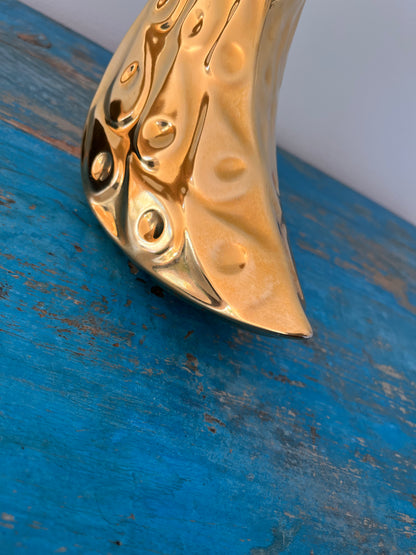 Pair of Gold Bird Sculptures by Jonathan Adler