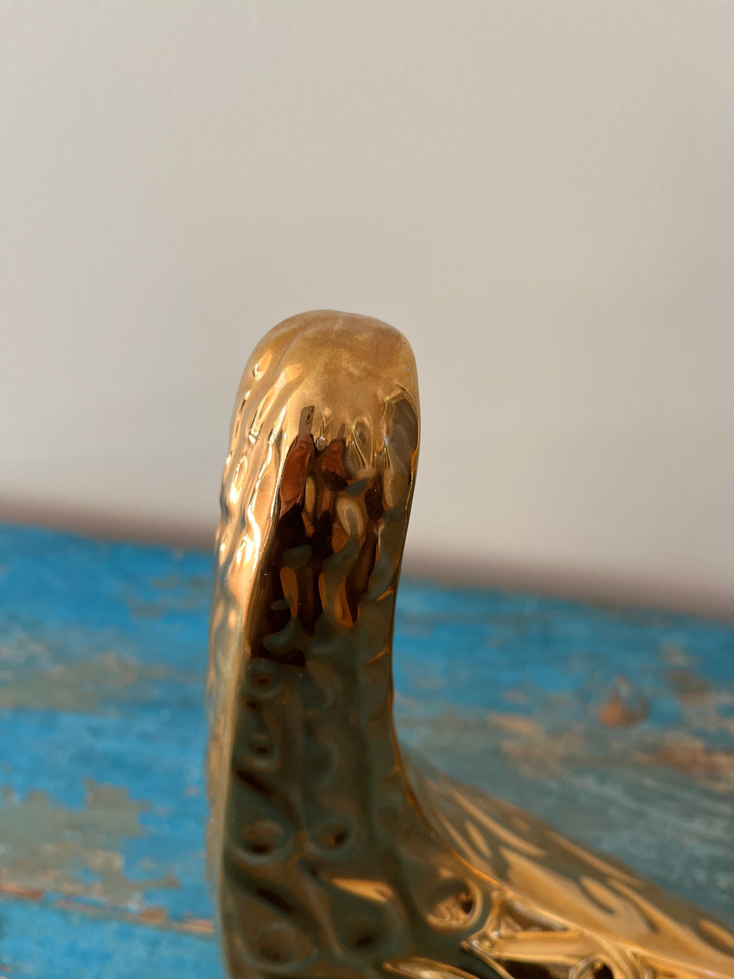 Pair of Gold Bird Sculptures by Jonathan Adler