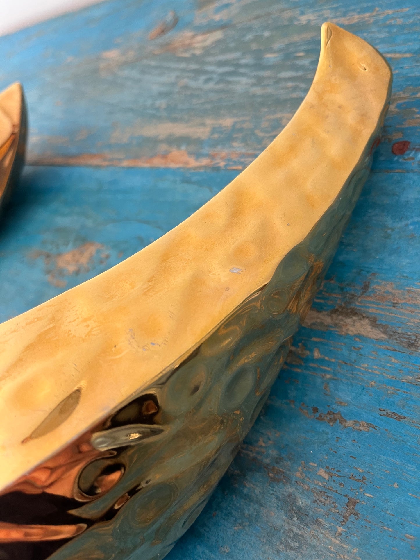Pair of Gold Bird Sculptures by Jonathan Adler